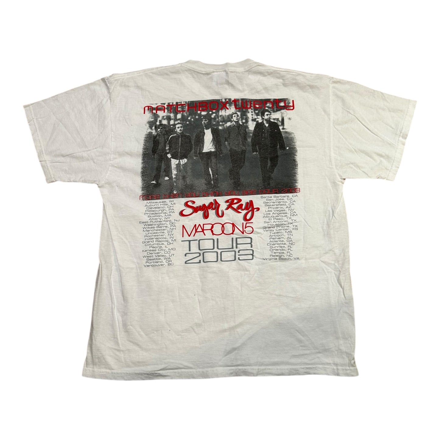 2003 Matchbox Twenty Tour shirt
