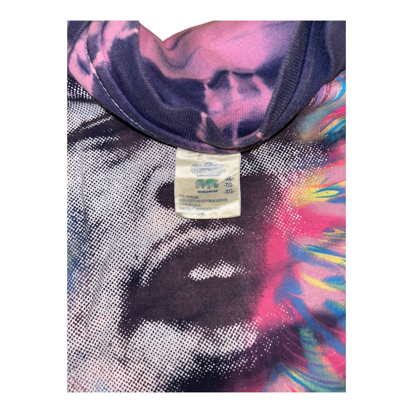 90s Jimi Hendrix Tie Dye Shirt