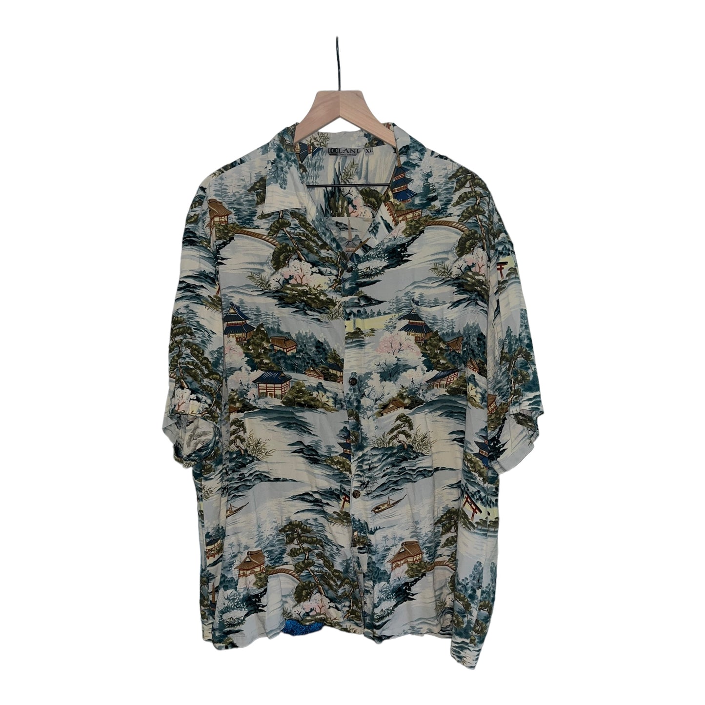 Vintage Japanese Print Hawaiian Shirt